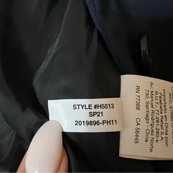 J. Crew | NWOT Parke Blazer in Bi-Stretch Cotton Classic Navy Size 2 - Picture 16 of 16